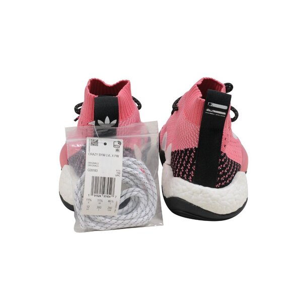 Adidas Pharrell Williams Mens Crazy BYW LVL X Ambition Sneakers US12 Pink White - Picture 6 of 8